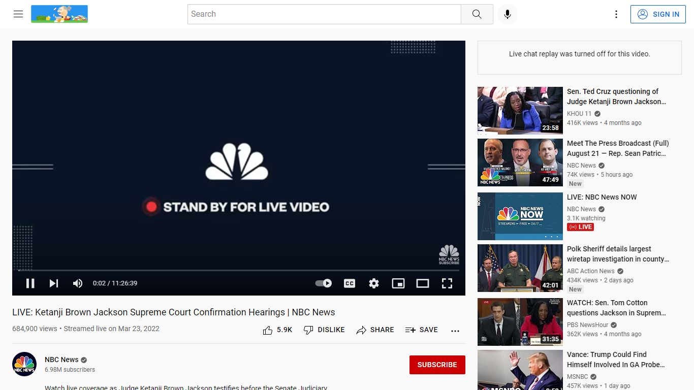 LIVE: Ketanji Brown Jackson Supreme Court Confirmation Hearings | NBC ...