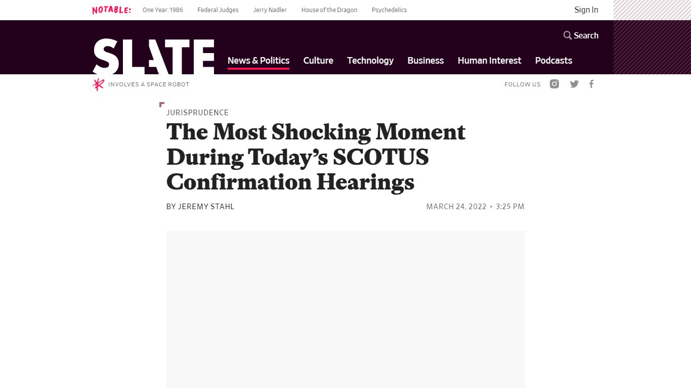 The Most Shocking Moment During Today’s SCOTUS Confirmation Hearings