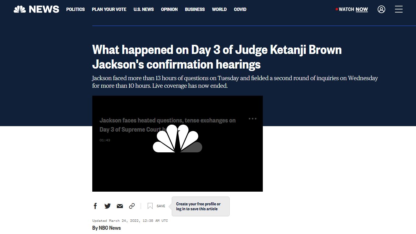 What happened on Day 3 of Judge Ketanji Brown Jackson's confirmation ...